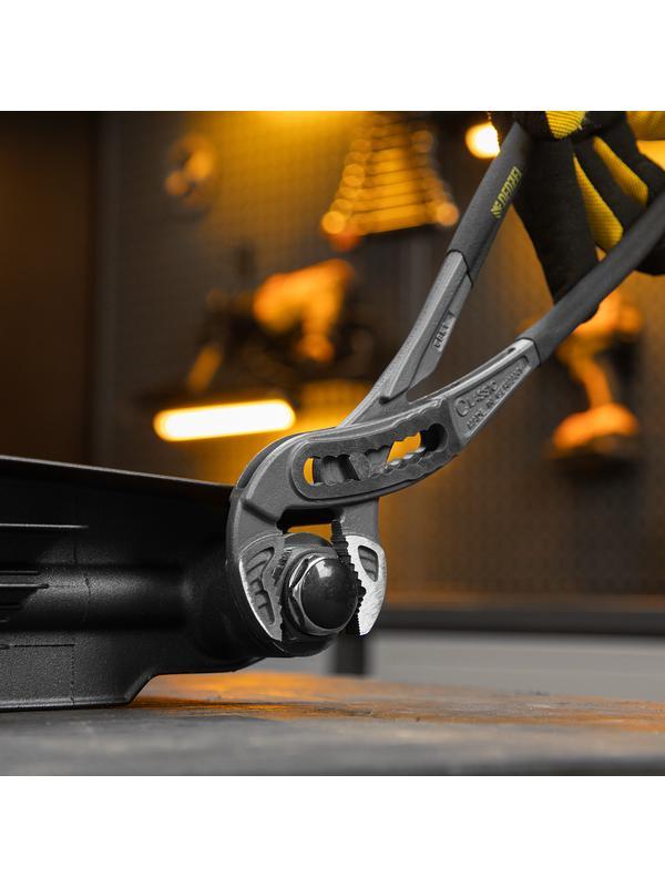 Клещи переставные, обливные рукоятки, 300 мм Denzel