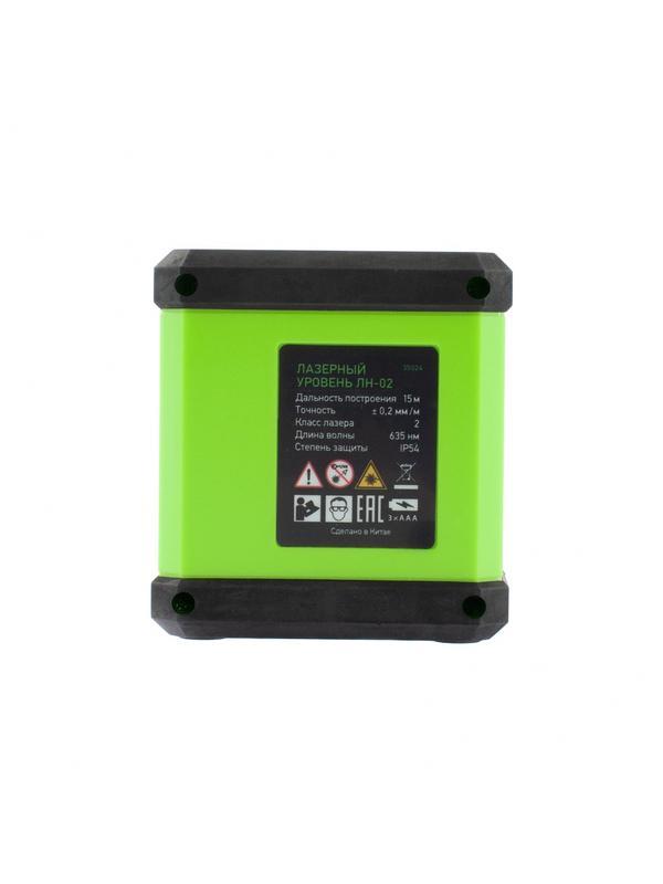 Лазерный уровень ЛН 02, 15 м, 635 нм, резьба 1/4