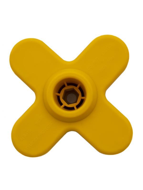 Головка триммерная универсальная гайка М10 х 1.25 левая Denzel