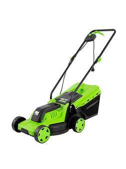 Газонокосилка электрическая L1200, 1200 Вт, ширина 32 см, 3 уровня, пластиковый травосборник 30 л. Сибртех