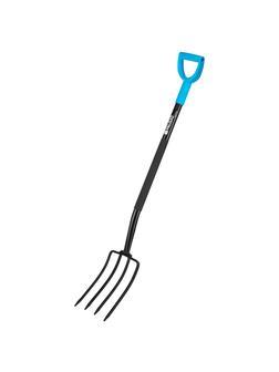 Вилы 4-х рогие, садово-огородные, 180х280х1200 мм, цельнометаллические, кованые, LUXE Palisad