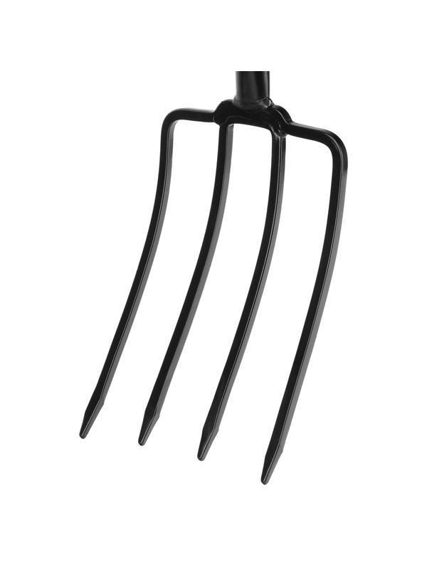 Вилы 4-х рогие, садово-огородные, 180х280х1200 мм, цельнометаллические, кованые, LUXE Palisad