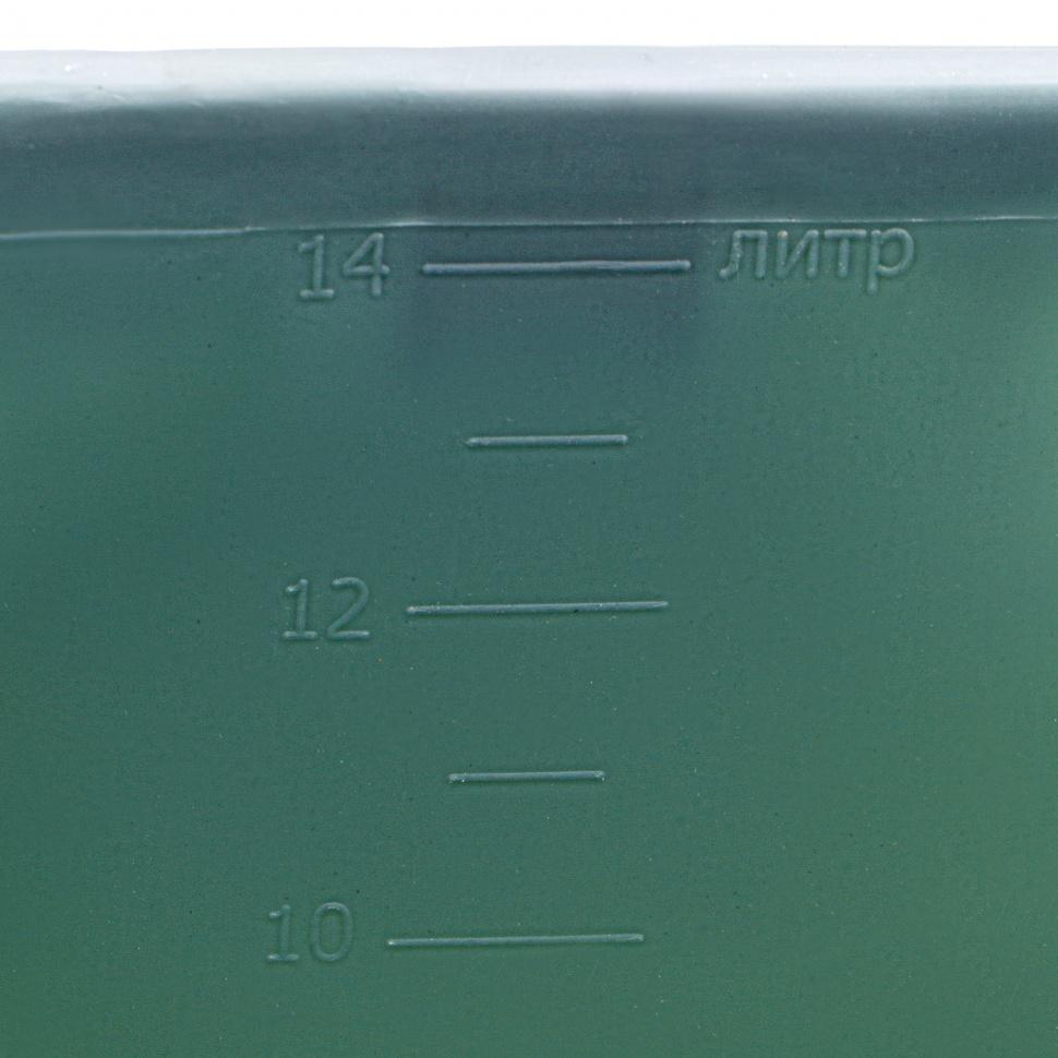 Ведро малярное прямоугольное, 14 л, вторичный полипропилен Россия, Сибртех