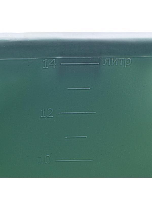 Ведро малярное прямоугольное, 14 л, вторичный полипропилен Россия, Сибртех