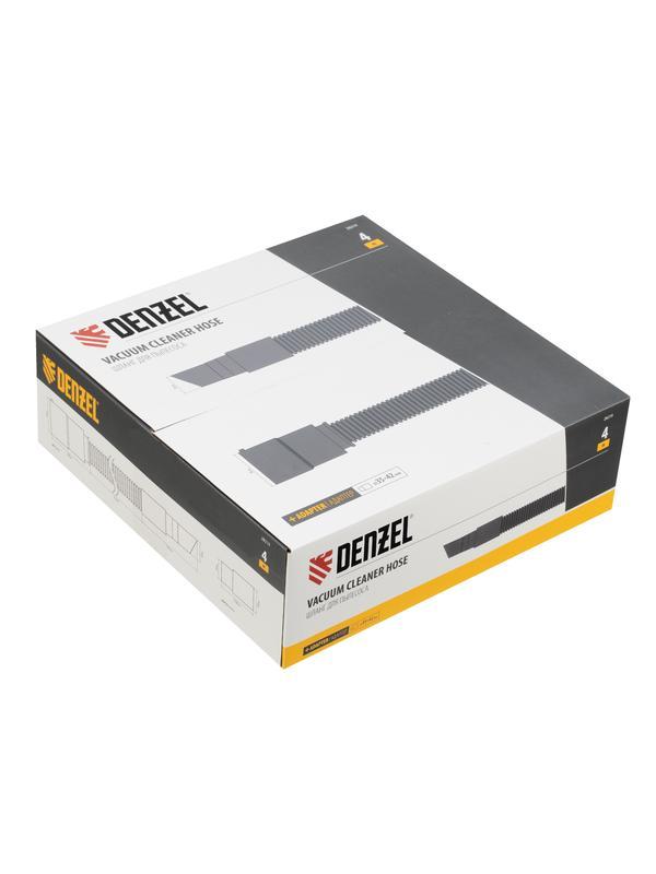 Шланг для пылесоса 4 м с адаптерами для Denzel RVC20, RVC30, LVC20, LVC30// Denzel
