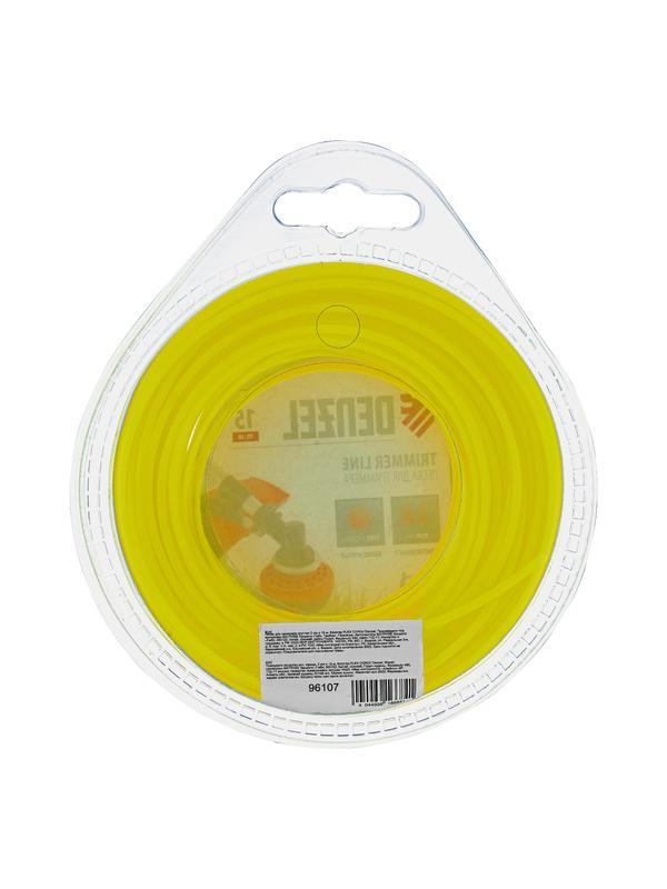 Леска для триммера, круглая 2 мм х 15 м, блистер Flex cord Denzel