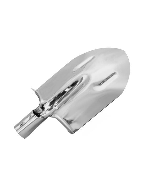 Лопата штыковая, нерж. сталь, 200х265 мм, ребра жесткости, без черенка Palisad