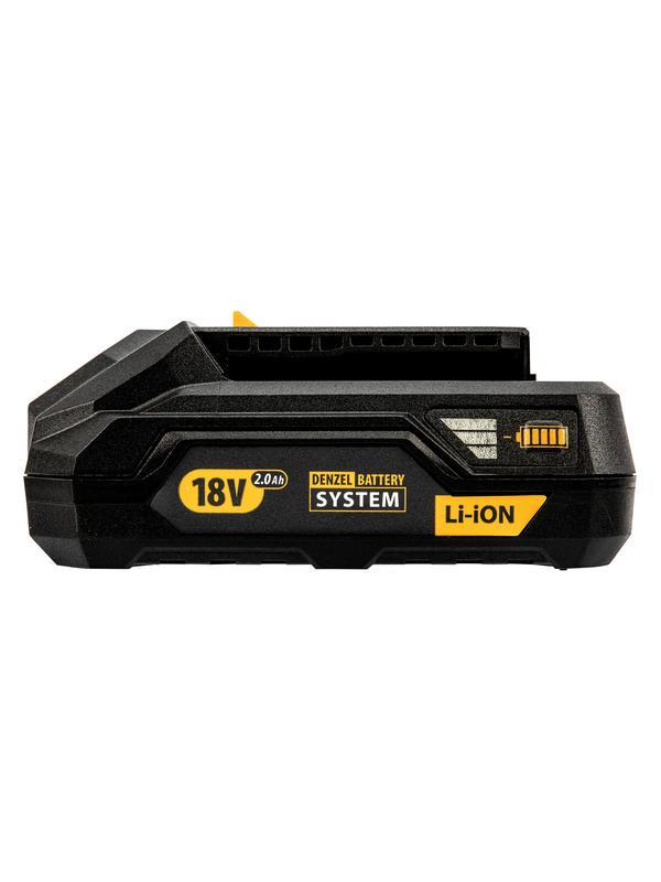 Батарея аккумуляторная B-18-2.0, Li-Ion, 18 В, 2,0 Ач // Denzel