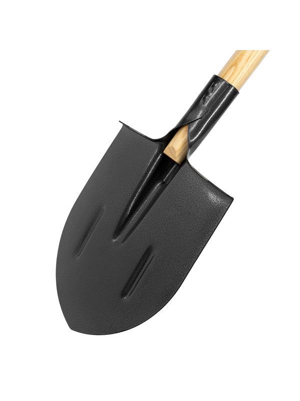 Лопата штыковая, 210х290х1150 мм, деревянный лакированный черенок Palisad