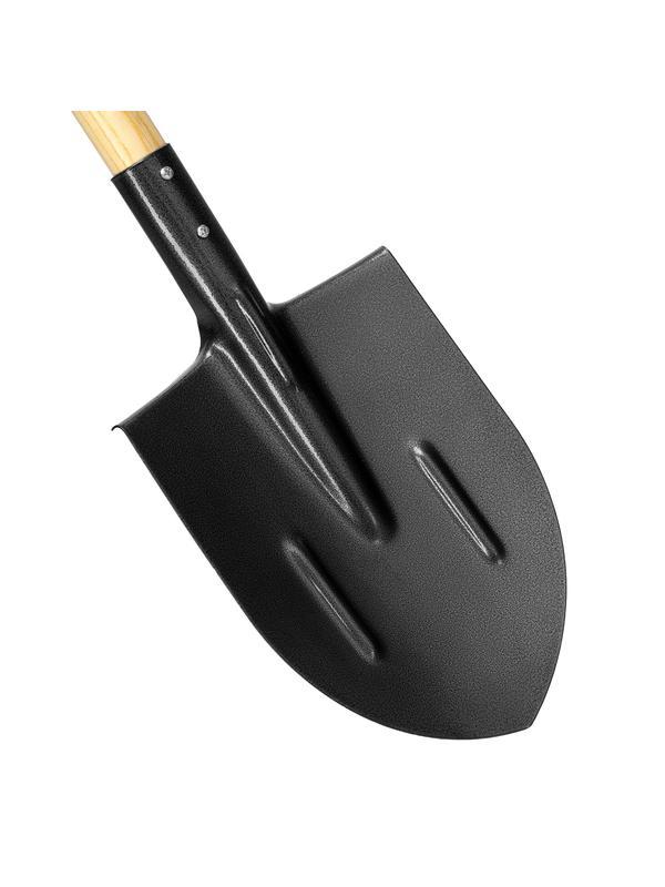 Лопата штыковая, 210х290х1150 мм, деревянный лакированный черенок Palisad