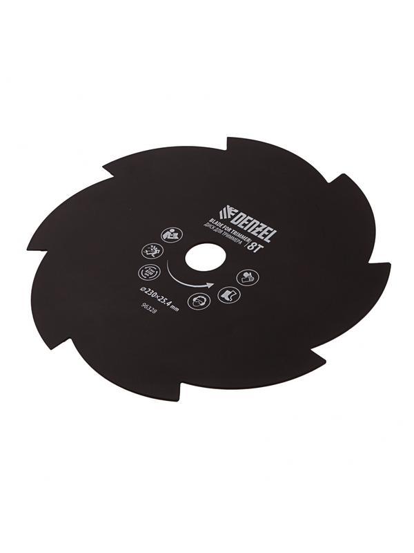 Диск для триммера, 230 х 25.4 мм, толщина 1.6 мм, 8 лезвий Denzel