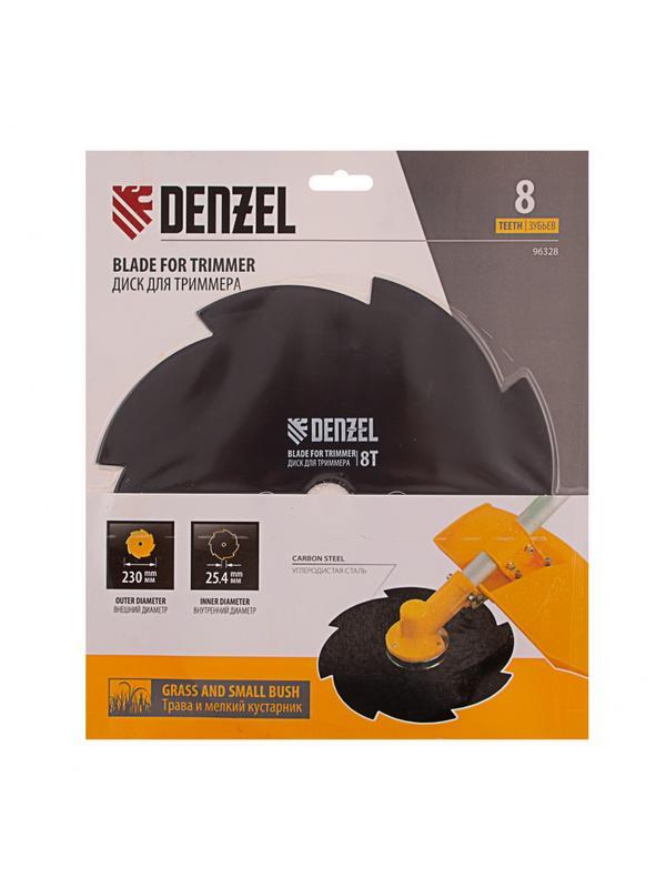 Диск для триммера, 230 х 25.4 мм, толщина 1.6 мм, 8 лезвий Denzel