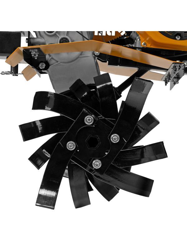 Мотоблок DPT-170S, 7 л.с., ремен.сцеп, фрез 3х4, ШОМ, передачи 2В/1Н// Denzel