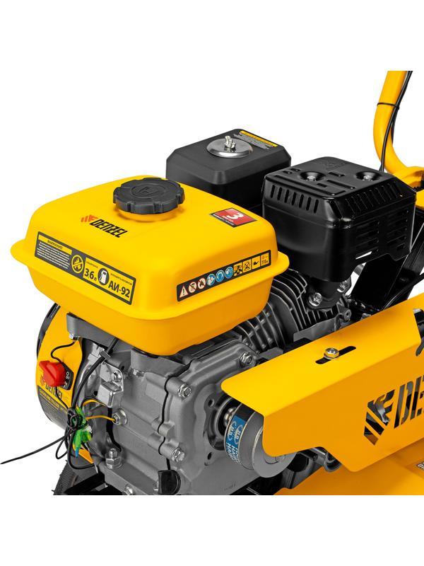 Мотоблок DPT-170S, 7 л.с., ремен.сцеп, фрез 3х4, ШОМ, передачи 2В/1Н// Denzel