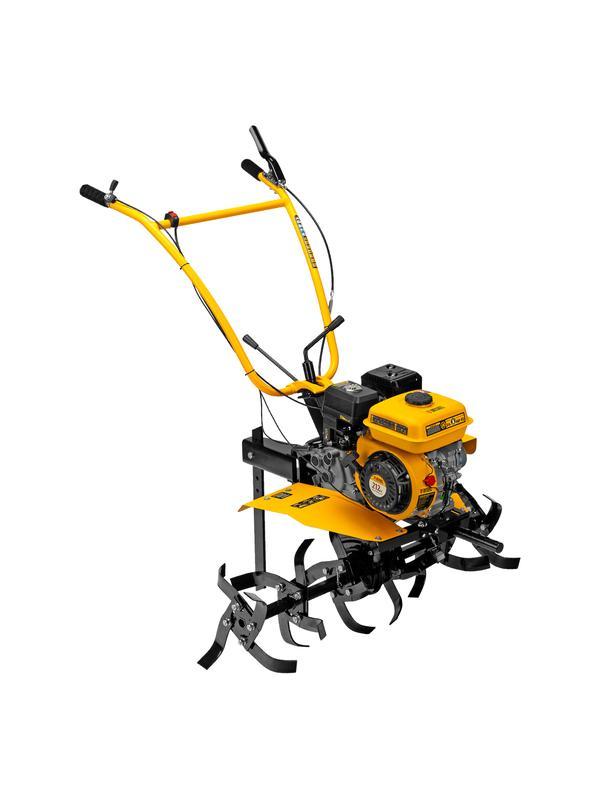 Мотоблок DPT-170S, 7 л.с., ремен.сцеп, фрез 3х4, ШОМ, передачи 2В/1Н// Denzel