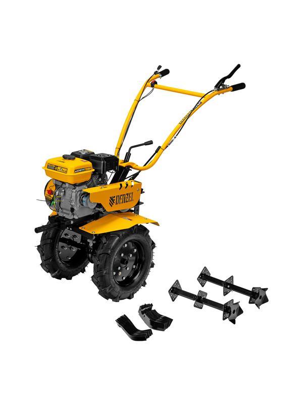 Мотоблок DPT-170S, 7 л.с., ремен.сцеп, фрез 3х4, ШОМ, передачи 2В/1Н// Denzel