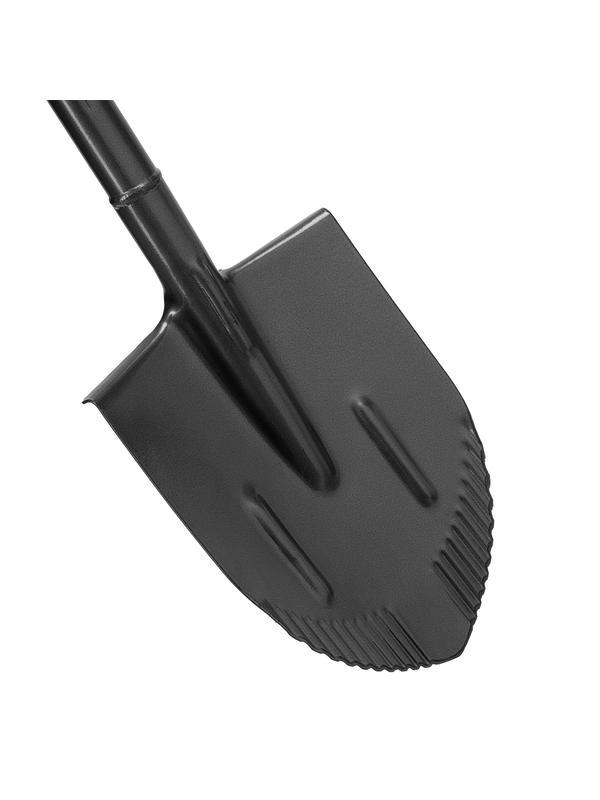 Лопата штыковая, 210х290х1150 мм, цельнометаллическая, с зубьями Сибртех