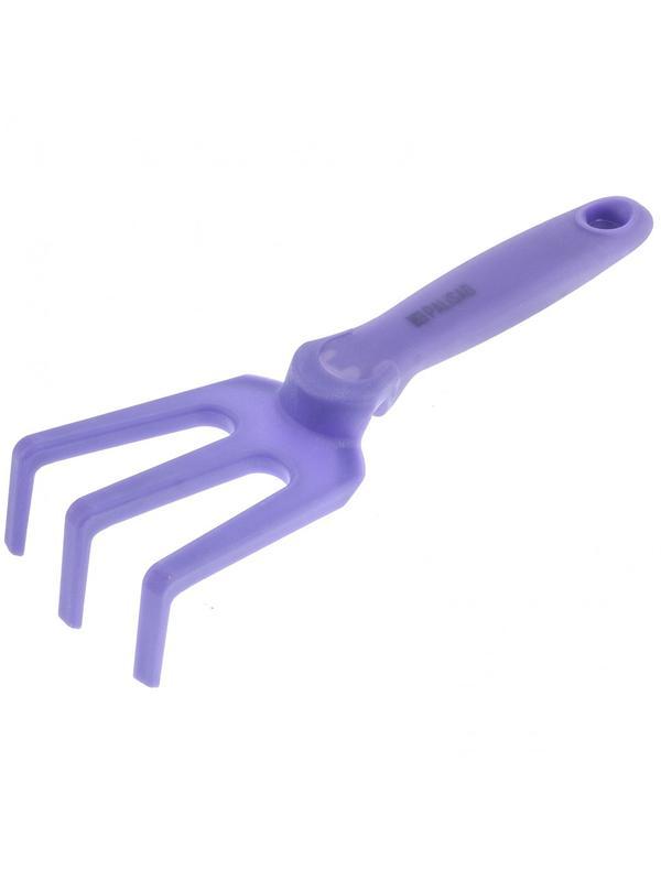 Рыхлитель 3 - зубый, 75 х 250 мм, пластиковый, гелевая рукоятка, Nylon Soft, Palisad