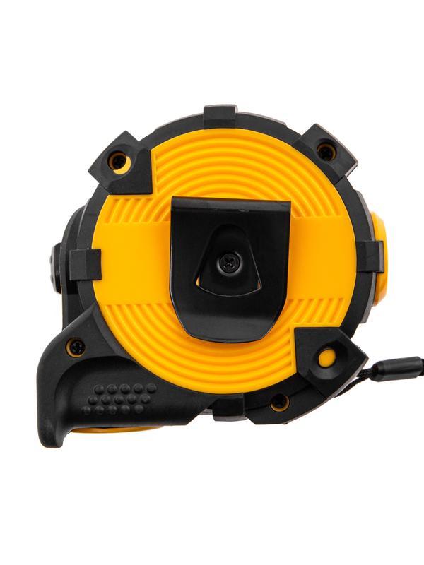 Рулетка 10м х 32мм, автоматич. фиксац., нейлон. покрытие, магнит. зацеп, двухстор. разметка// Denzel