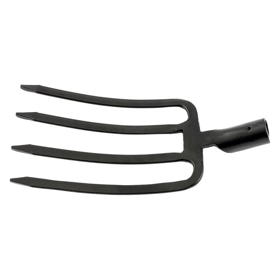 Вилы 4-х рогие, огородные, 180х280 мм, кованые, без черенка, Сибртех