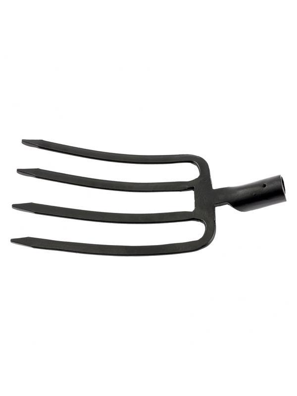 Вилы 4-х рогие, огородные, 180х280 мм, кованые, без черенка, Сибртех