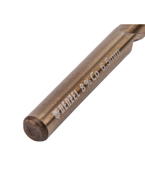 Сверло по металлу, 6,5 мм, HSS Co-8%// Denzel