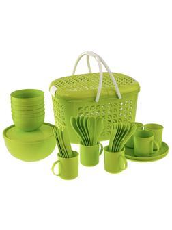 Набор для пикника на 6 персон, 38 предметов, Camping Palisad