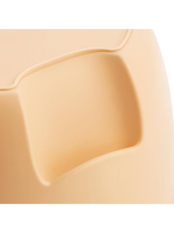 Ведро пластмассовое круглое 12 л, бежевое, Home Palisad