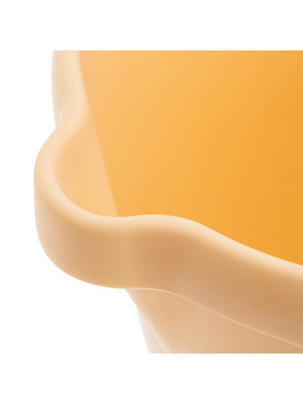 Ведро пластмассовое круглое 12 л, бежевое, Home Palisad