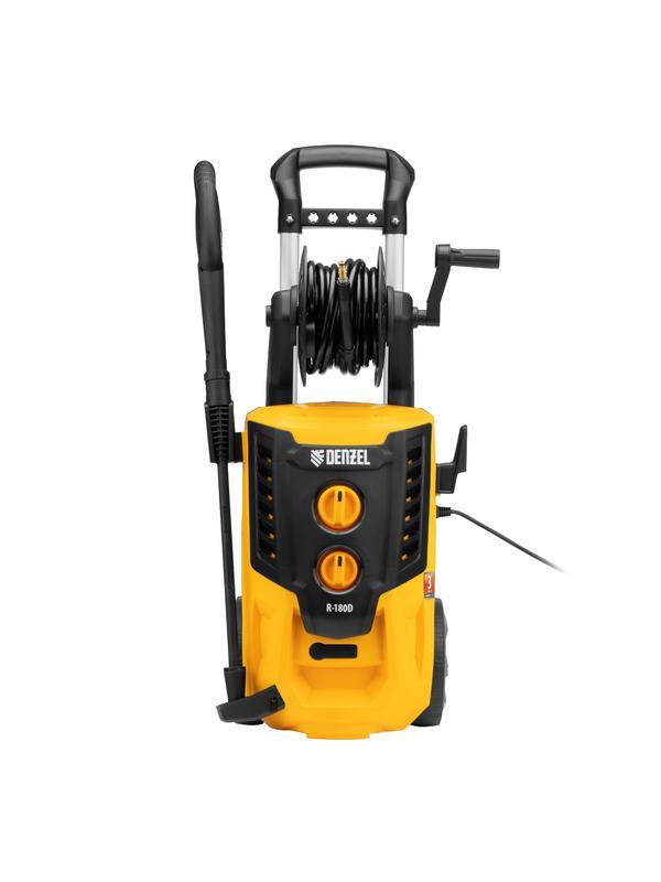 Моечная машина высокого давления R-180D, 2200 Вт, 180 бар, 380 л/ч, с барабаном// Denzel
