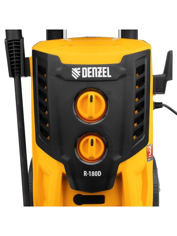 Моечная машина высокого давления R-180D, 2200 Вт, 180 бар, 380 л/ч, с барабаном// Denzel