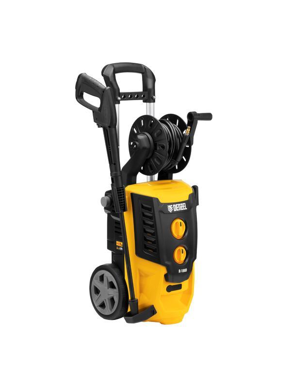 Моечная машина высокого давления R-180D, 2200 Вт, 180 бар, 380 л/ч, с барабаном// Denzel