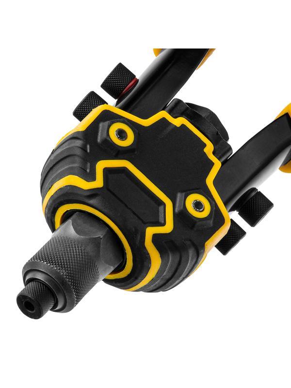 Заклепочник двуручный, заклепки 2,4-3,2-4,0-4,8-6,4 мм Denzel