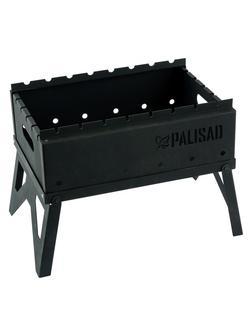 Мангал походный складной, 440 х 320 х 140/350 мм, сталь 1,2 мм, сумка в комплекте, Camping Palisad