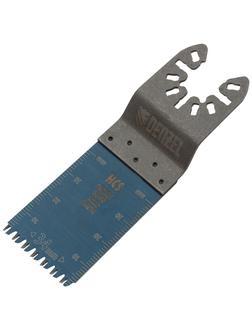 Насадка для МФИ режущая пазовая прямая, HCS, по дереву, ламинату 34 х 2.5 мм, крупный зуб Denzel