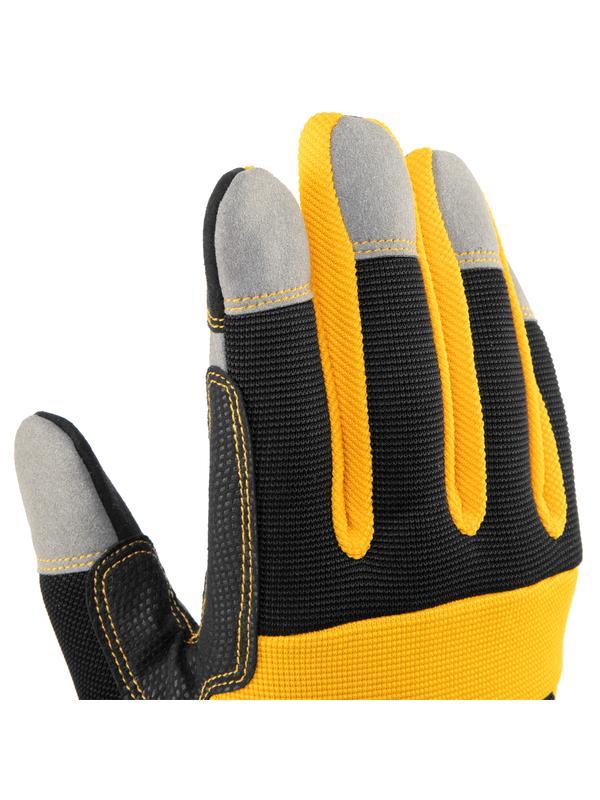 Перчатки универсальные, усиленные, размер 9// Denzel