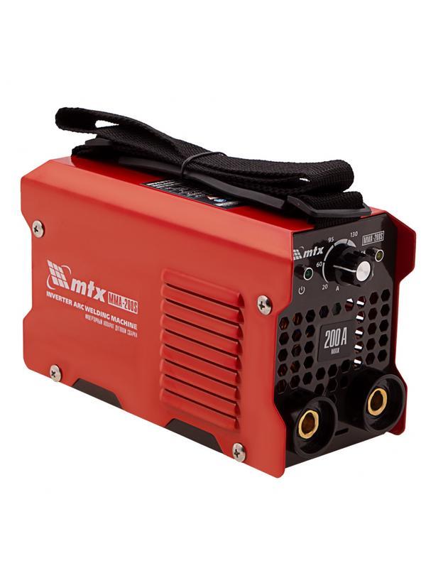 Инверторный аппарат дуговой сварки MMA-200S, 200 А, ПВ60%, диаметр электрода 1,6-5 мм MTX