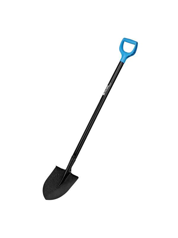 Лопата штыковая углубленная, 220х270х1330 мм, деревянный черенок, с рукояткой, LUXE Palisad