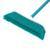Щетка пластмассовая для подметания пола, 27 см, c черенком, 120 см, бирюзовая щетина, Home Palisad
