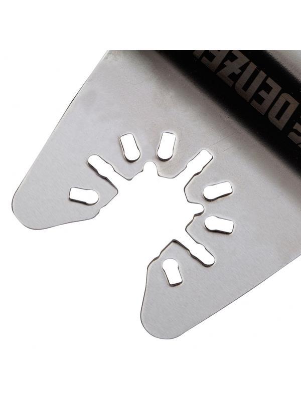 Насадка для МФИ шабер полукруг, Inox, для снятия краски и др., ширина 50 мм, длина общая 74 мм, ступенчатый Denzel