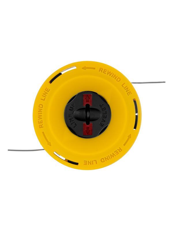 Катушка триммерная полуавтоматическая, легкая заправка лески, гайка M8x1.25, винт M8-M8 Denzel