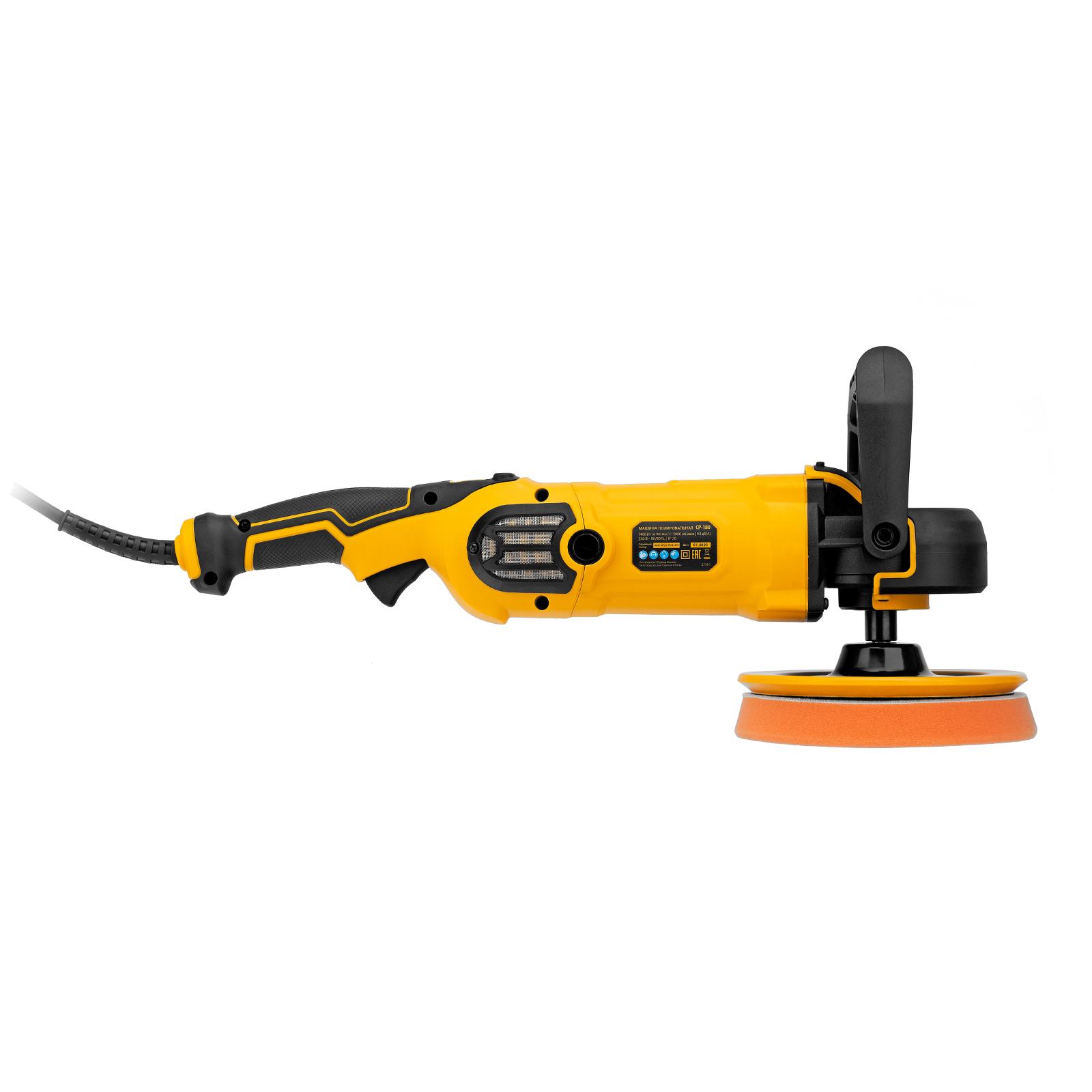 Машина полировальная Denzel 27701 CP-180, 180 мм, 0-3000 об/мин / 1400 Вт.