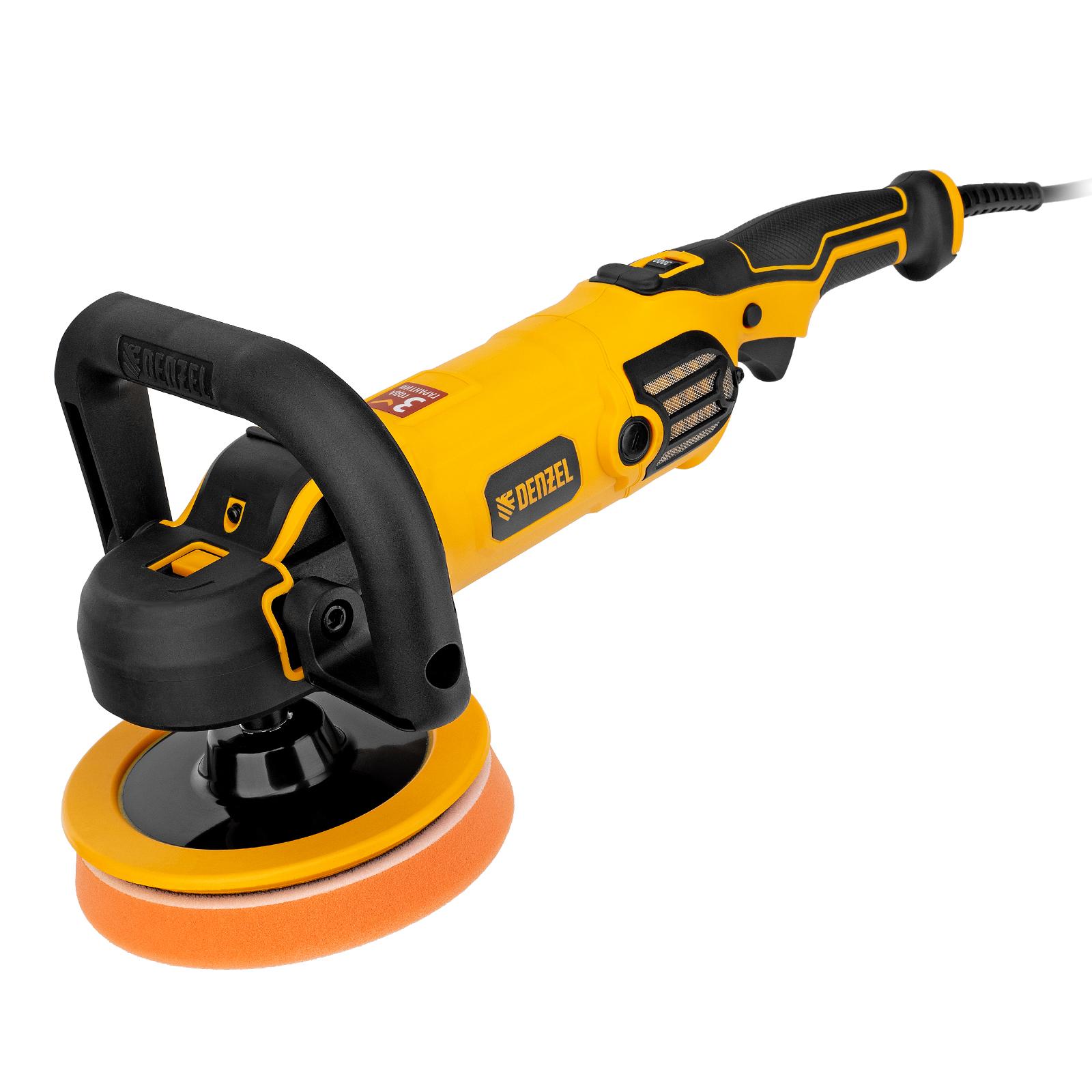 Машина полировальная Denzel 27701 CP-180, 180 мм, 0-3000 об/мин / 1400 Вт.