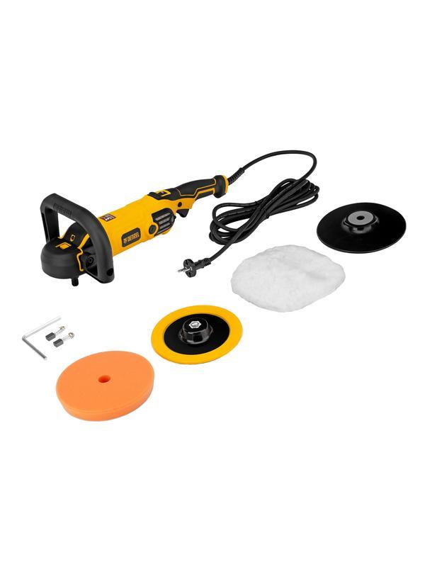 Машина полировальная Denzel 27701 CP-180, 180 мм, 0-3000 об/мин / 1400 Вт.