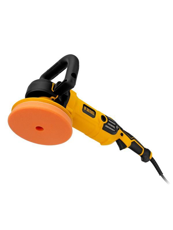 Машина полировальная Denzel 27701 CP-180, 180 мм, 0-3000 об/мин / 1400 Вт.