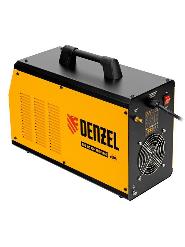 Аппарат инвертор. аргонодуговой сварки ITIG-200 ACDC Mix Pulse, 200 А, ПВ 60%// Denzel