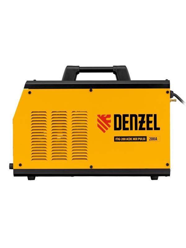 Аппарат инвертор. аргонодуговой сварки ITIG-200 ACDC Mix Pulse, 200 А, ПВ 60%// Denzel