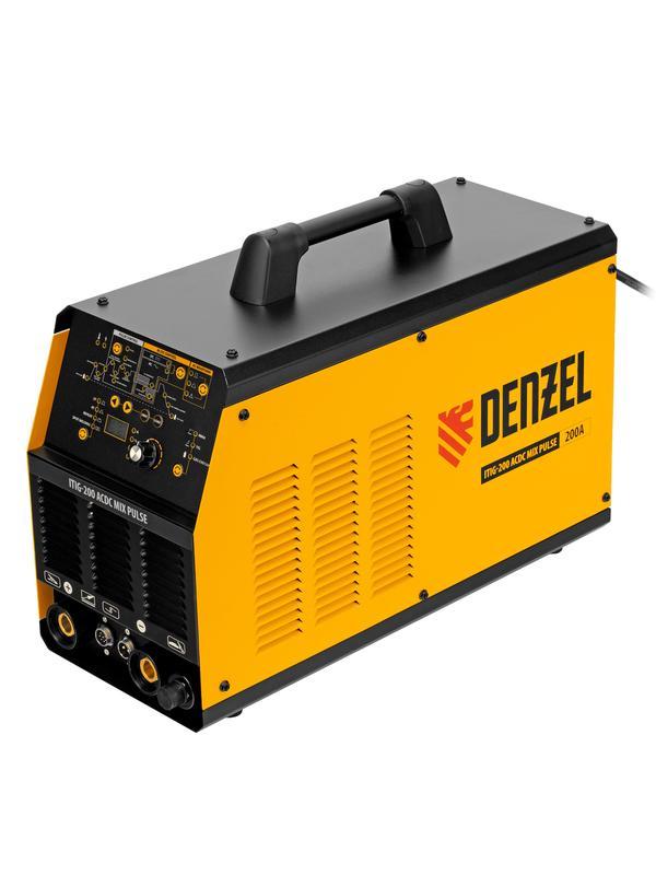 Аппарат инвертор. аргонодуговой сварки ITIG-200 ACDC Mix Pulse, 200 А, ПВ 60%// Denzel