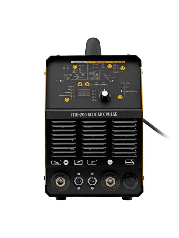 Аппарат инвертор. аргонодуговой сварки ITIG-200 ACDC Mix Pulse, 200 А, ПВ 60%// Denzel