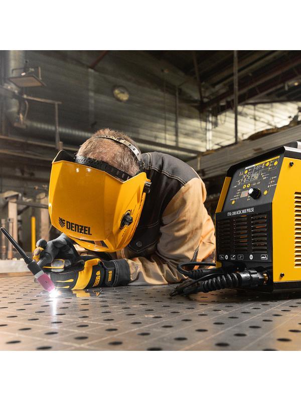 Аппарат инвертор. аргонодуговой сварки ITIG-200 ACDC Mix Pulse, 200 А, ПВ 60%// Denzel